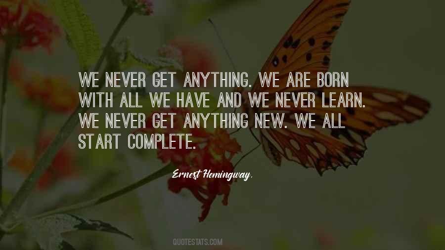 Anything New Quotes #360210