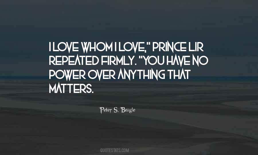Prince Power Quotes #1120125
