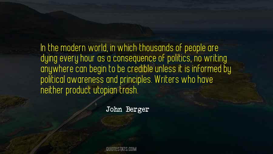 John Berger Political Quotes #1665355