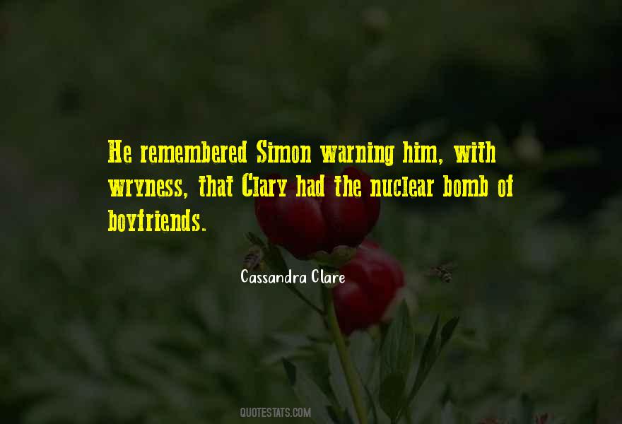 Clary Simon Quotes #214610