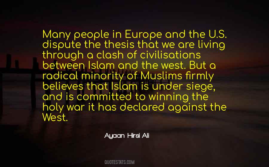 Clash Of Civilisations Quotes #1349008