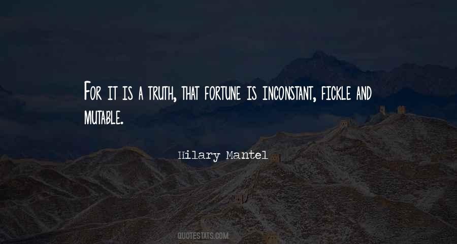 Fickle Truth Quotes #1228453