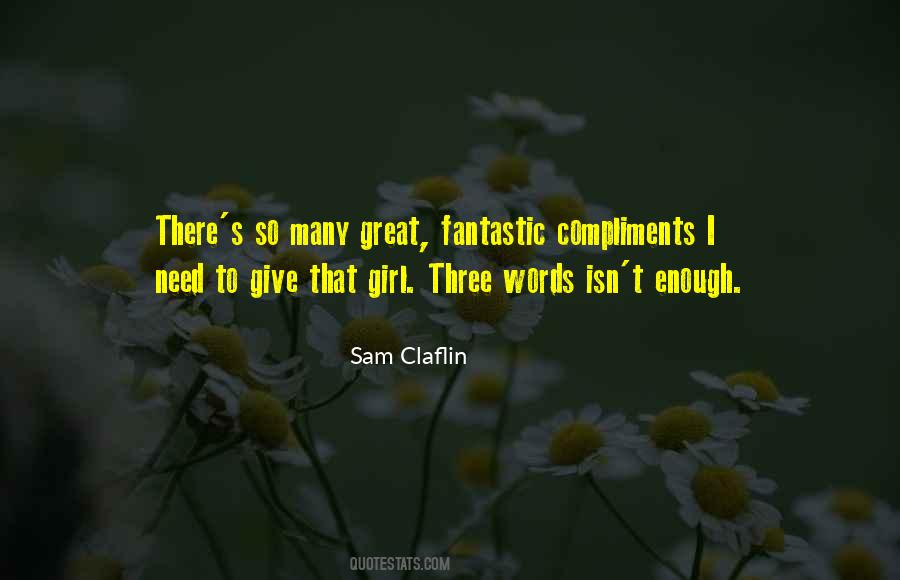 No Compliments Quotes #217534