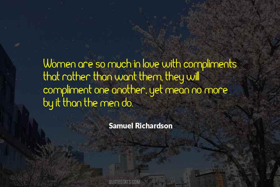 No Compliments Quotes #504736