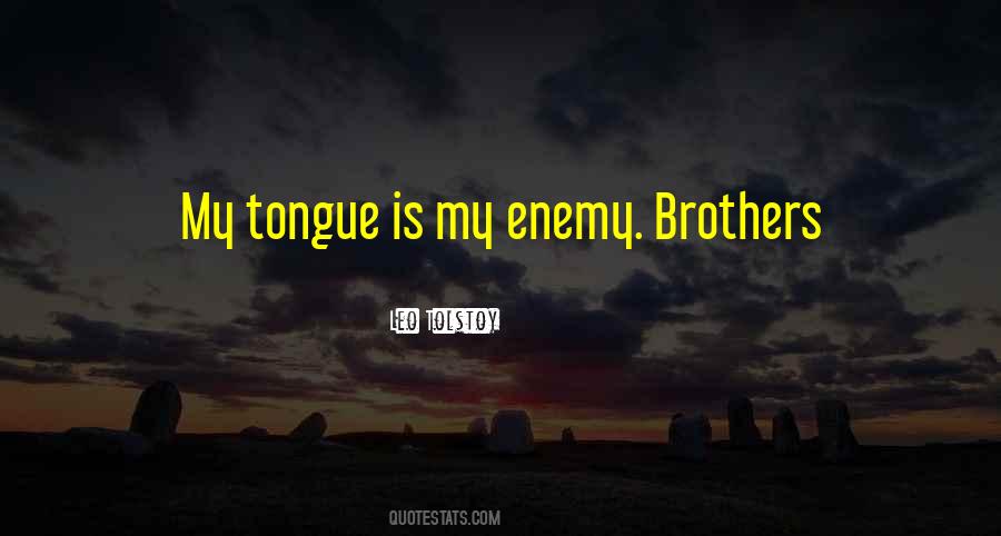 Enemy Brothers Quotes #1066553