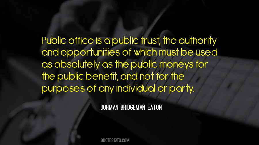 Public Trust Quotes #1584925