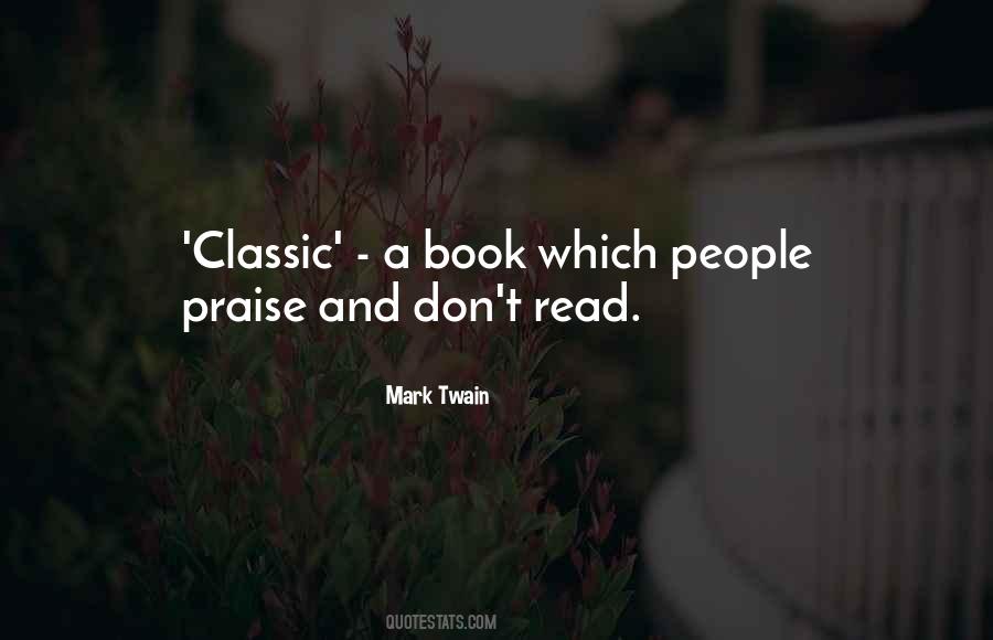 Classic Reading Quotes #1782373