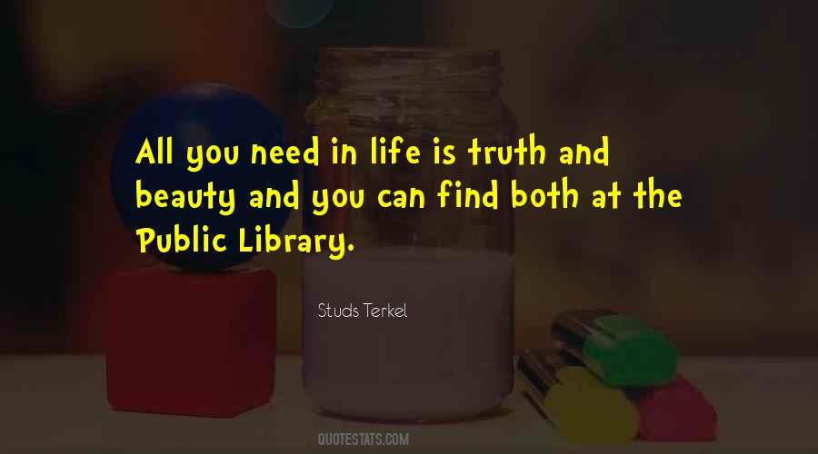 Quotes About The Public Library #224352