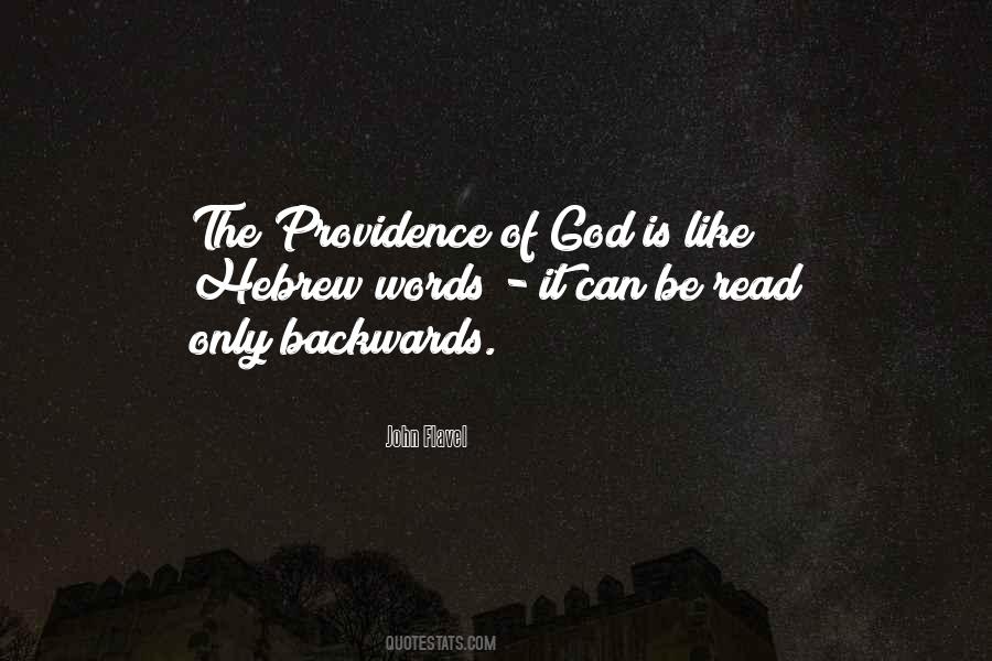 Quotes About The Providence Of God #1798814
