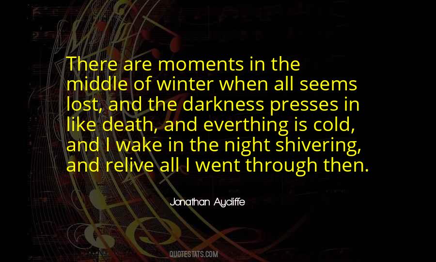 Lost In Darkness Quotes #684567