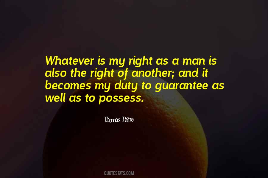 Duty Of Man Quotes #475063