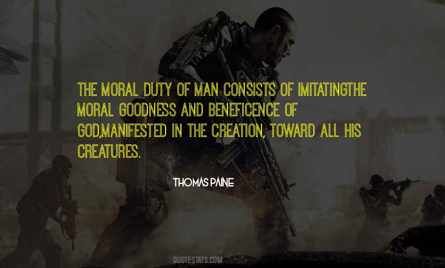 Duty Of Man Quotes #75793
