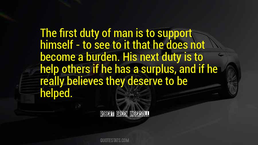 Duty Of Man Quotes #765247