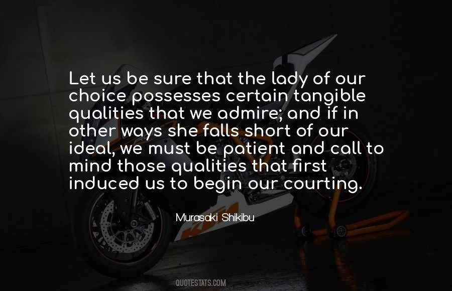 Lady Murasaki Shikibu Quotes #318670