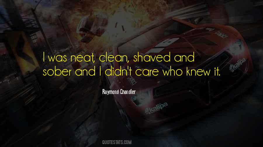 Clean And Neat Quotes #1194242