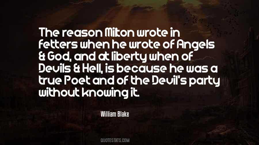 Poet Milton Quotes #1586815