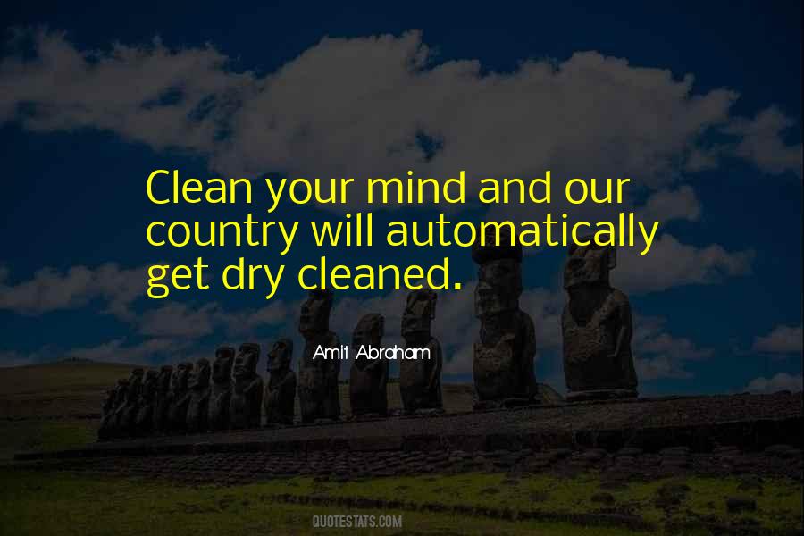Clean My Mind Quotes #256547