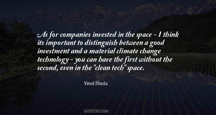 Clean Space Quotes #1663130