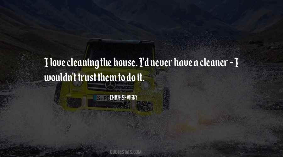 Cleaning Your House Quotes #401272