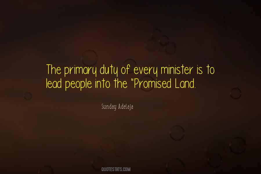 Quotes About The Promised Land #1864010