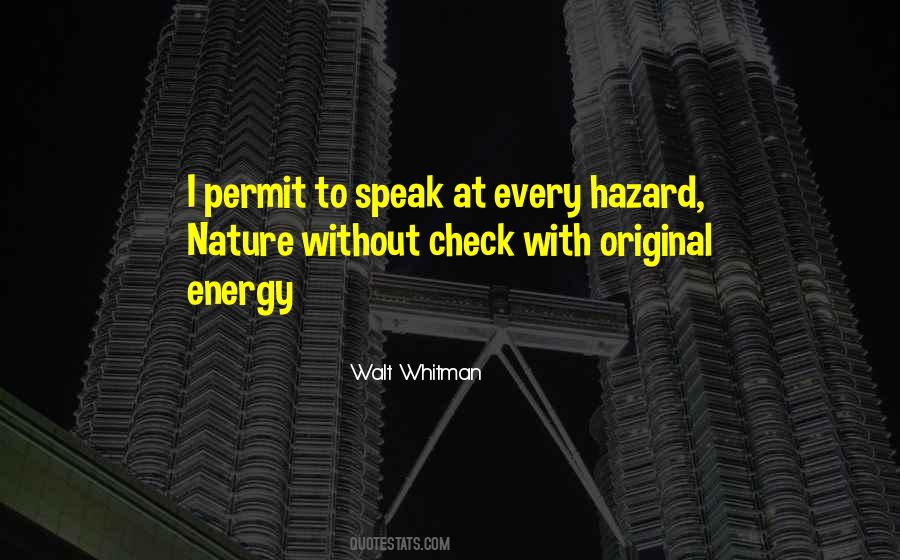 Nature Walt Whitman Quotes #1338