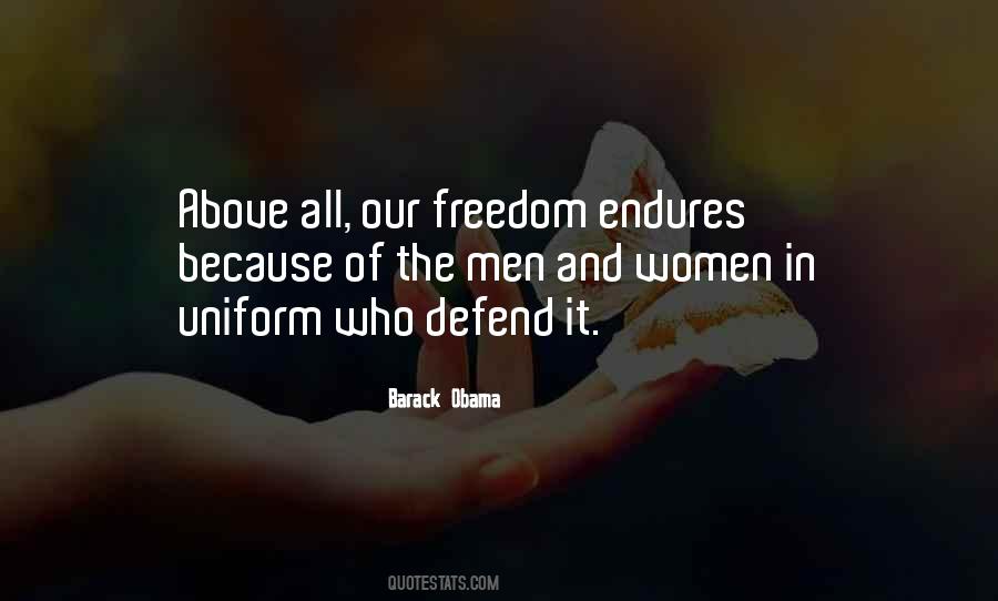 Men In Uniform Quotes #1006598