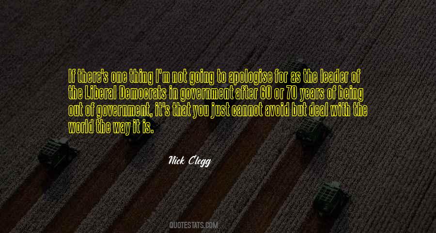 Clegg Quotes #169265
