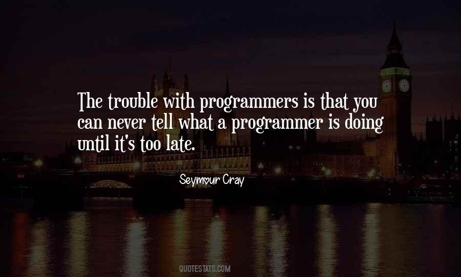 Quotes About The Programmers #253924