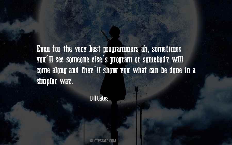 Quotes About The Programmers #414810