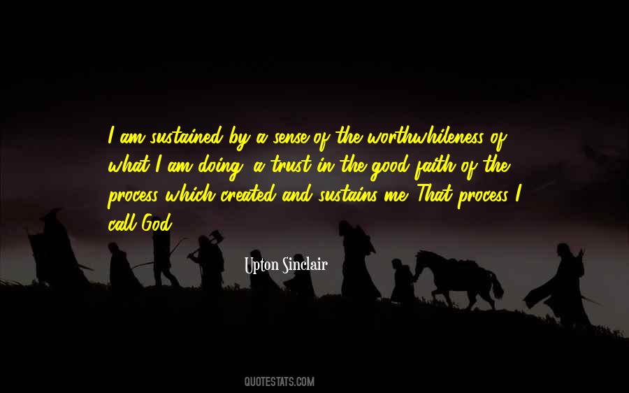 Process Of God Quotes #258977