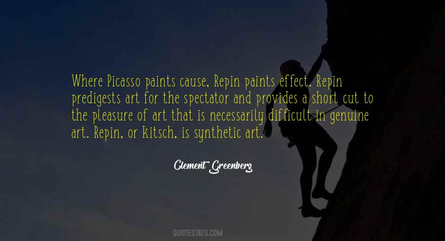 Clement Greenberg Kitsch Quotes #271148