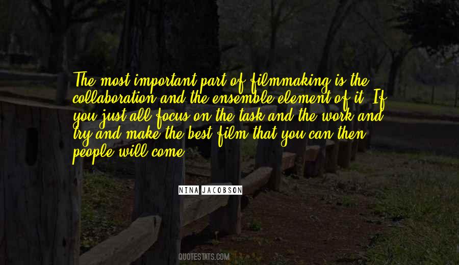 Most Important Part Quotes #659741