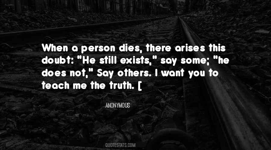 What To Say When Someone Dies Quotes #505634