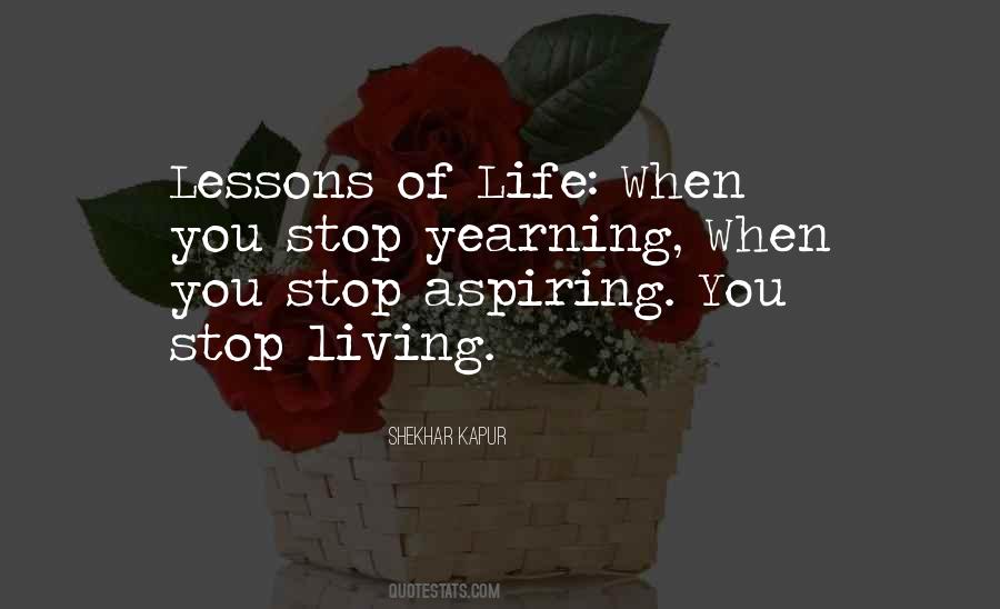 Quotes About Lessons Of Life #1055296