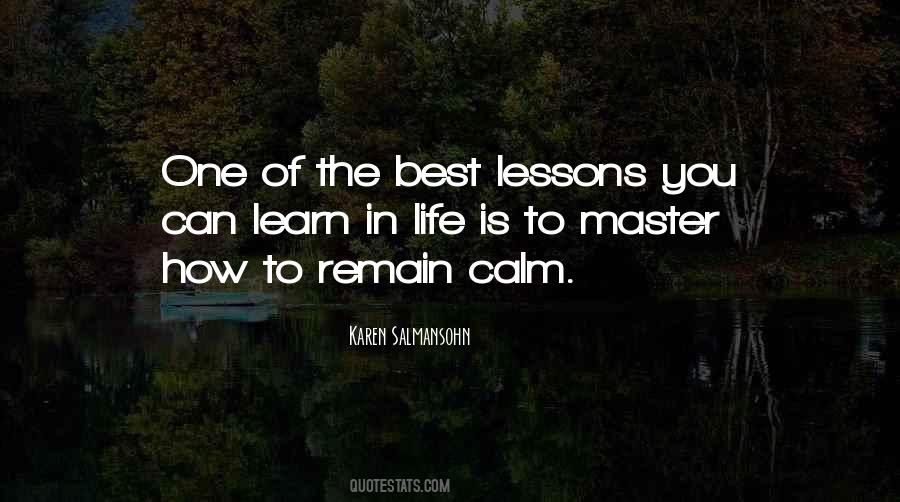 Quotes About Lessons Of Life #65492