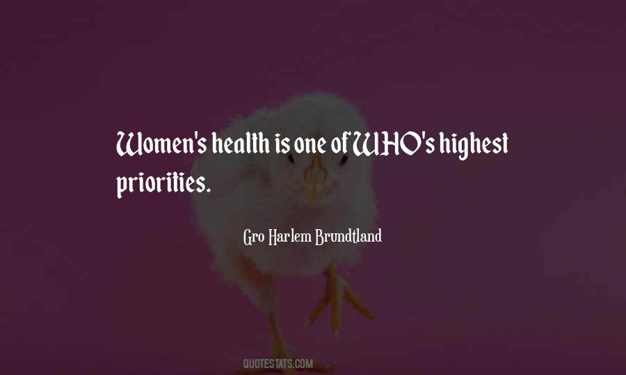 Women Health Quotes #690602