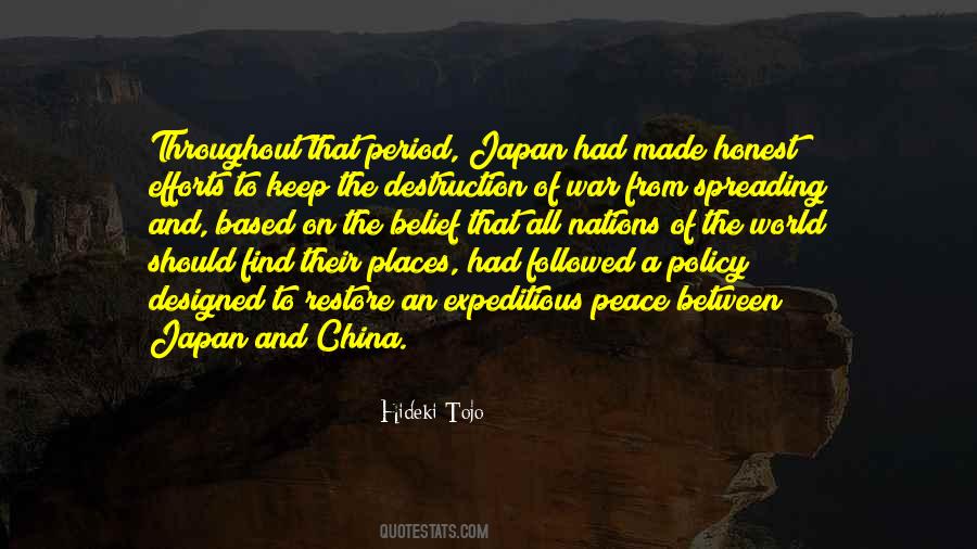 Tojo Hideki Quotes #817772