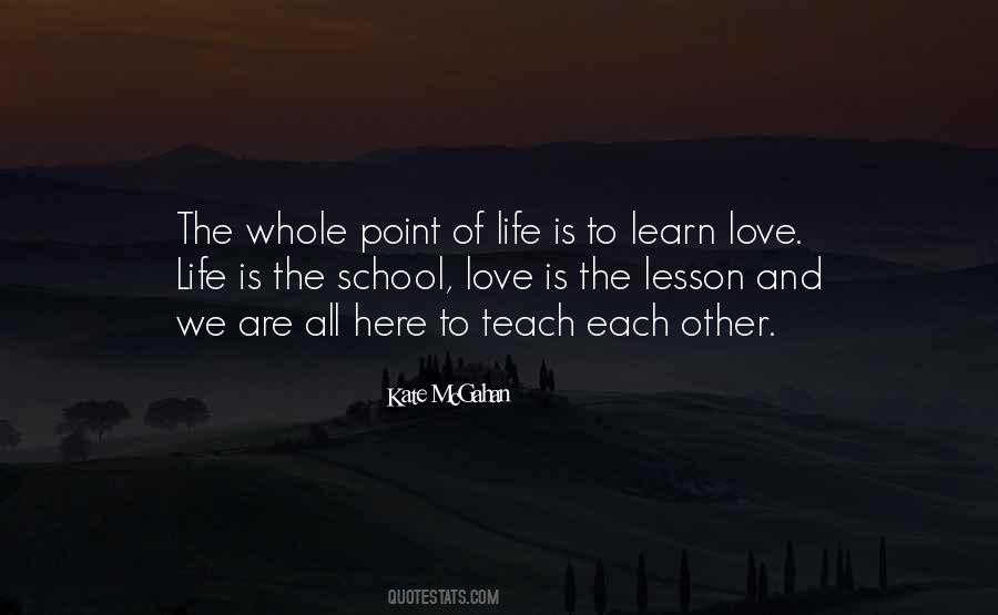 Quotes About Lesson Of Life #434773