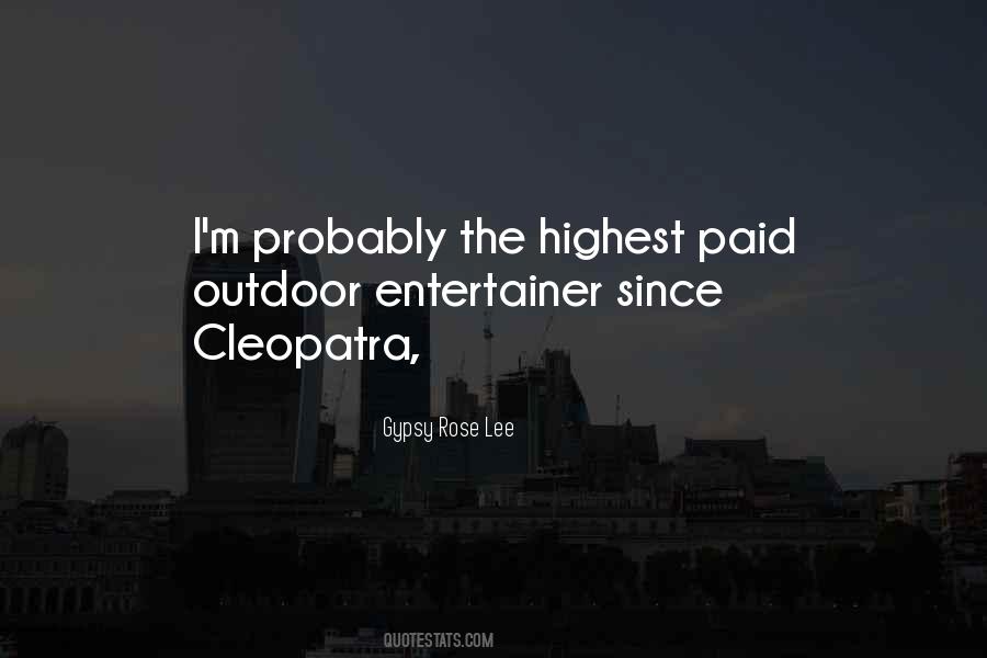 Cleopatra's Quotes #798026