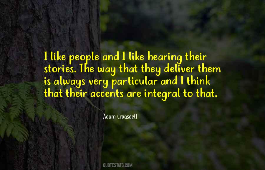 Non Hearing People Quotes #185464