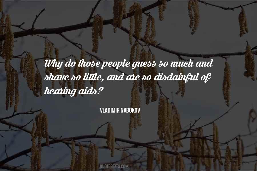Non Hearing People Quotes #57557
