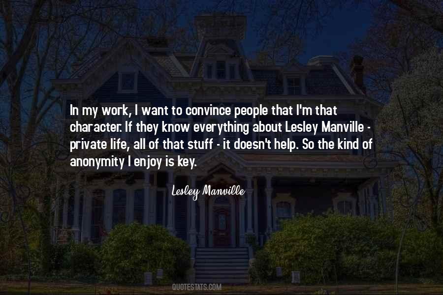 Quotes About Lesley #411724