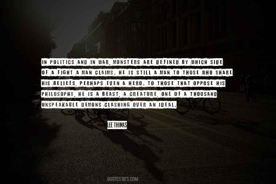Philosophy Of War Quotes #1435151