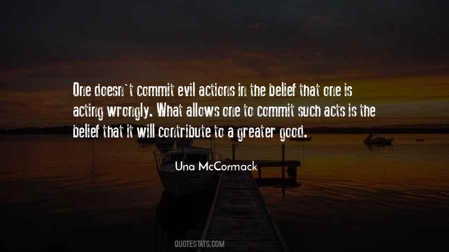 Evil Actions Quotes #1147385
