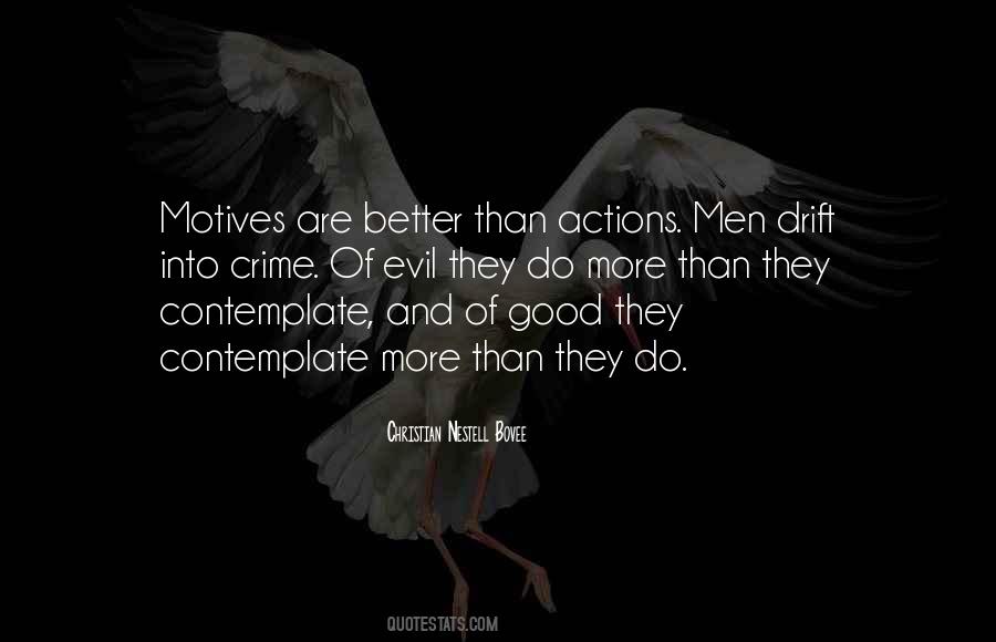Evil Actions Quotes #17459