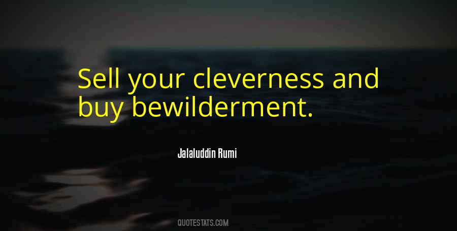 Cleverness Is Not Wisdom Quotes #1621359