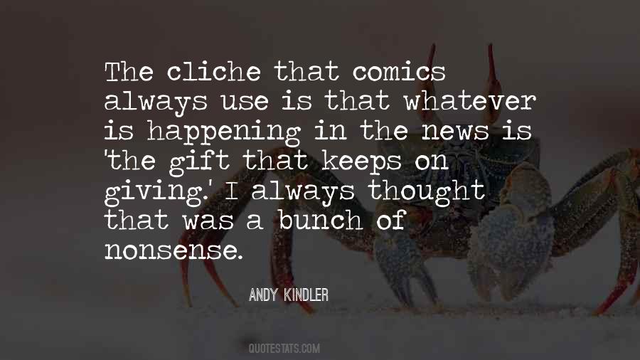 Cliche Quotes #1377389