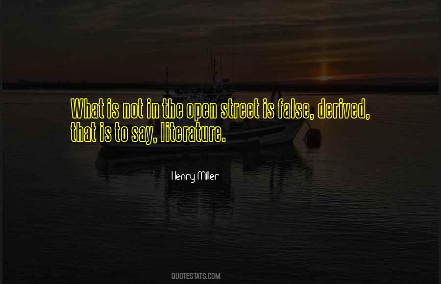 Street Literature Quotes #42735