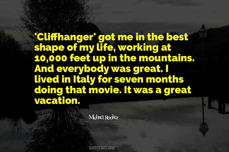 Cliffhanger Quotes #882580