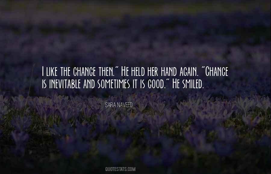 Change Inevitable Quotes #432797